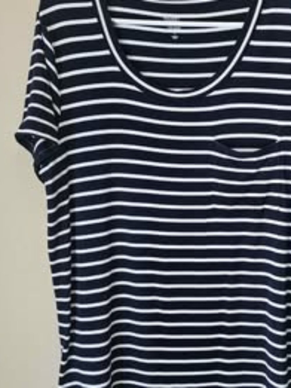 Navy Blue Striped Tunic Top - large Market & Spruce